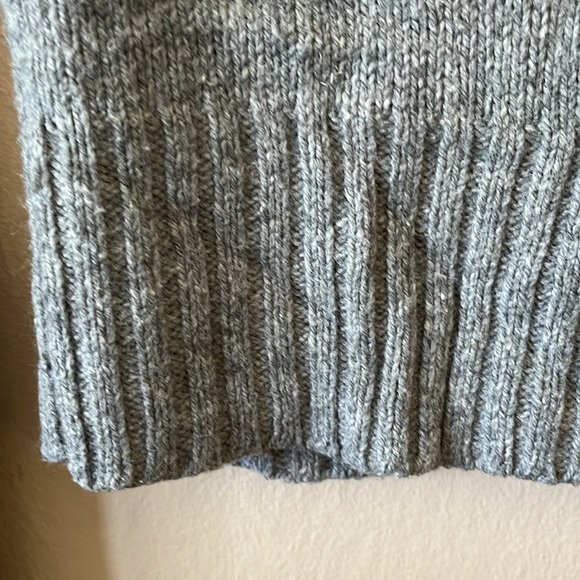 Mudd Gray Hooded Long Sleeve Button Up Sweater Cardigan M - Picture 10 of 11